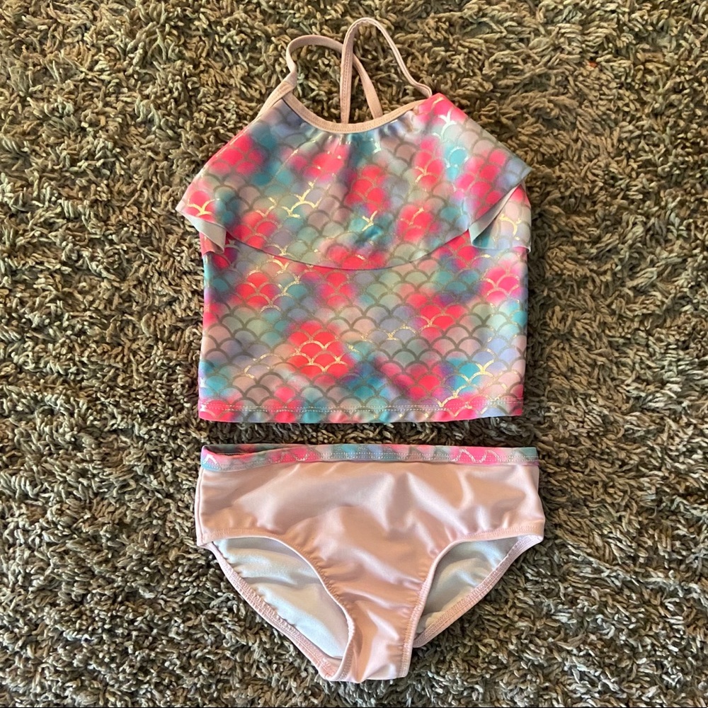Mermaid two piece bathing suit